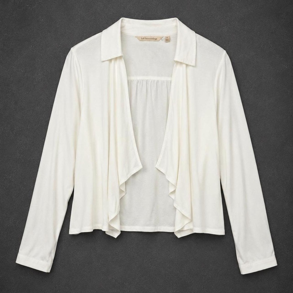 Soft Surroundings Fontanne Jacket 1X White NWT
